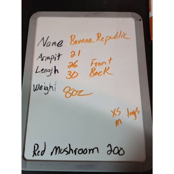 Banana Republic Shirt Ladies Extra Small Black White 3/4 Sleeve READ MEASUREMENT - Picture 9 of 9